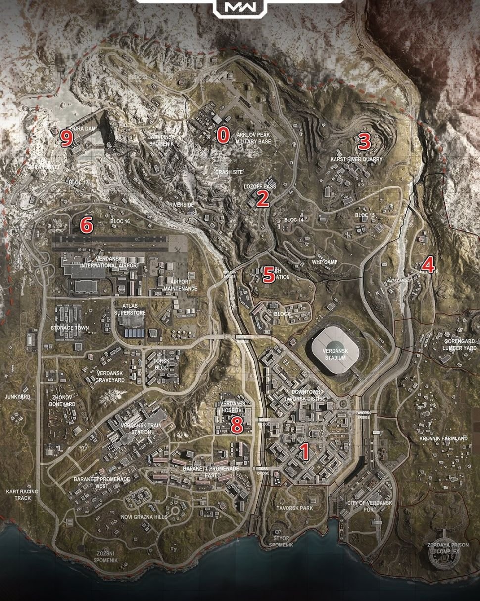 Warzone bunker 11 and phone locations